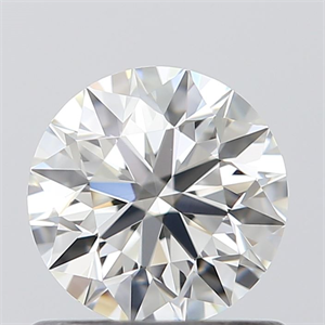 Picture of 0.74 Carats, Round with Excellent Cut, H Color, IF Clarity and Certified by GIA