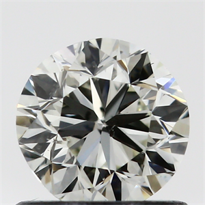 Picture of 0.70 Carats, Round with Very Good Cut, K Color, SI1 Clarity and Certified by GIA