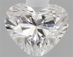 Picture of 0.40 Carats, Heart D Color, VVS2 Clarity and Certified by GIA
