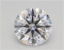 Lab Created Diamond 1.22 Carats, Round with Ideal Cut, D Color, VS1 Clarity and Certified by IGI