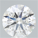 Del inventario de diamantes de laboratorio, 7.59 quilates, Redondo , Color F, claridad VS1 y certificado IGI
