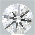 Lab Created Diamond 7.71 Carats, Round with Ideal Cut, F Color, VS1 Clarity and Certified by IGI