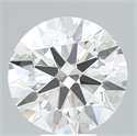 Del inventario de diamantes de laboratorio, 7.46 quilates, Redondo , Color F, claridad VS1 y certificado IGI