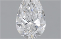 0.80 Carats, Pear D Color, VS2 Clarity and Certified by GIA