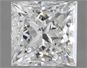 0.80 Carats, Princess G Color, SI1 Clarity and Certified by GIA