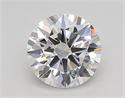 Lab Created Diamond 1.22 Carats, Round with Ideal Cut, D Color, VS2 Clarity and Certified by IGI