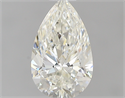 0.50 Carats, Pear J Color, VVS1 Clarity and Certified by GIA