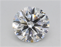 Lab Created Diamond 1.20 Carats, Round with Ideal Cut, D Color, VVS2 Clarity and Certified by IGI