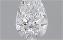 0.90 Carats, Pear D Color, IF Clarity and Certified by GIA