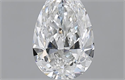 1.01 Carats, Pear F Color, SI1 Clarity and Certified by GIA