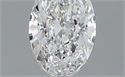 0.62 Carats, Oval F Color, IF Clarity and Certified by GIA
