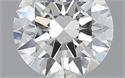 0.90 Carats, Round with Excellent Cut, I Color, IF Clarity and Certified by GIA