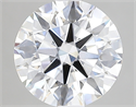 Lab Created Diamond 2.30 Carats, Round with ideal Cut, E Color, vvs2 Clarity and Certified by IGI