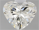 0.60 Carats, Heart I Color, SI1 Clarity and Certified by GIA