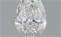 0.62 Carats, Pear G Color, VS1 Clarity and Certified by GIA