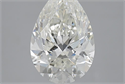 3.01 Carats, Pear J Color, SI2 Clarity and Certified by GIA