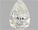 0.40 Carats, Pear J Color, VS2 Clarity and Certified by GIA