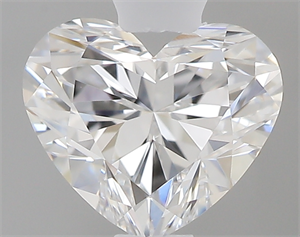 Picture of 0.43 Carats, Heart E Color, VVS2 Clarity and Certified by GIA
