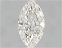 0.71 Carats, Marquise G Color, SI1 Clarity and Certified by GIA