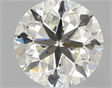 0.70 Carats, Round with Very Good Cut, K Color, SI2 Clarity and Certified by GIA