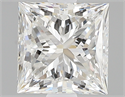 1.00 Carats, Princess F Color, VVS2 Clarity and Certified by GIA
