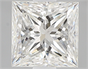 0.90 Carats, Princess G Color, VS1 Clarity and Certified by GIA