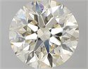 1.20 Carats, Round with Excellent Cut, L Color, VS2 Clarity and Certified by GIA