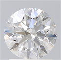 Lab Created Diamond 1.50 Carats, Round with Excellent Cut, D Color, VVS2 Clarity and Certified by IGI