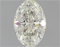 0.73 Carats, Oval J Color, IF Clarity and Certified by GIA