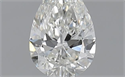 0.50 Carats, Pear H Color, IF Clarity and Certified by GIA