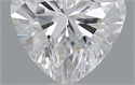 0.51 Carats, Heart E Color, SI1 Clarity and Certified by GIA