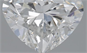 0.52 Carats, Heart F Color, VS1 Clarity and Certified by GIA