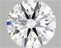Lab Created Diamond 3.29 Carats, Round with ideal Cut, E Color, vvs2 Clarity and Certified by IGI