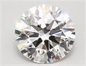 Lab Created Diamond 1.92 Carats, Round with ideal Cut, E Color, vs1 Clarity and Certified by IGI