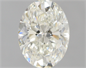 0.80 Carats, Oval J Color, VVS1 Clarity and Certified by GIA