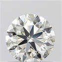 0.70 Carats, Round with Very Good Cut, K Color, VS1 Clarity and Certified by GIA