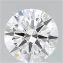 Lab Created Diamond 3.03 Carats, Round with Excellent Cut, F Color, VS1 Clarity and Certified by IGI