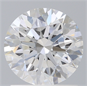 Lab Created Diamond 1.35 Carats, Round with Excellent Cut, D Color, VVS1 Clarity and Certified by IGI