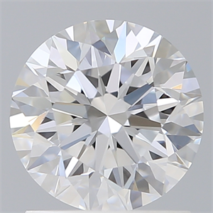 Picture of Lab Created Diamond 1.35 Carats, Round with Excellent Cut, D Color, VVS1 Clarity and Certified by IGI