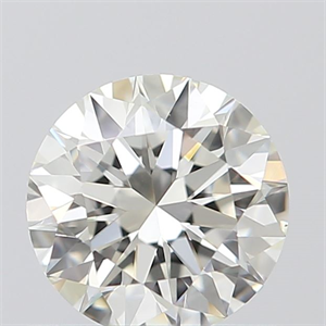 Picture of 0.50 Carats, Round with Excellent Cut, I Color, VS1 Clarity and Certified by GIA