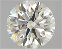 1.17 Carats, Round with Excellent Cut, L Color, IF Clarity and Certified by GIA