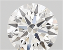 Lab Created Diamond 1.18 Carats, Round with ideal Cut, F Color, vvs2 Clarity and Certified by IGI