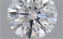 0.85 Carats, Round with Excellent Cut, F Color, VS2 Clarity and Certified by GIA