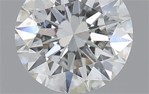Picture of 0.71 Carats, Round with Excellent Cut, H Color, I1 Clarity and Certified by GIA