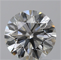 0.86 Carats, Round with Excellent Cut, H Color, VVS1 Clarity and Certified by GIA