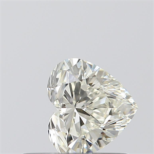 Picture of 0.42 Carats, Heart K Color, VVS2 Clarity and Certified by GIA