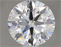 0.60 Carats, Round with Excellent Cut, E Color, IF Clarity and Certified by GIA