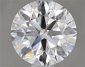 Picture of 0.60 Carats, Round with Excellent Cut, E Color, IF Clarity and Certified by GIA