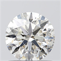 0.82 Carats, Round with Excellent Cut, H Color, SI2 Clarity and Certified by GIA