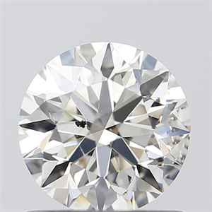 Picture of 0.82 Carats, Round with Excellent Cut, H Color, SI2 Clarity and Certified by GIA